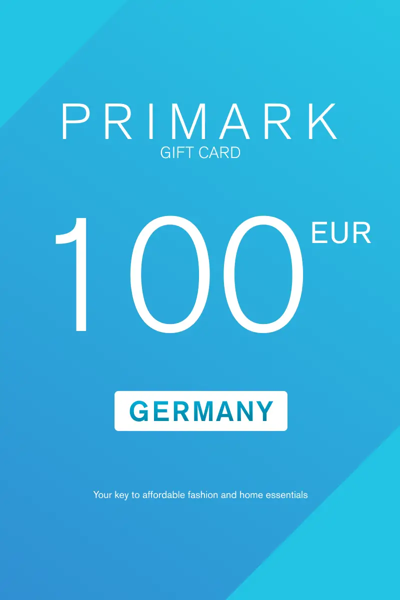 Primark 100 EUR Gift Card (Germany) - Digital Key