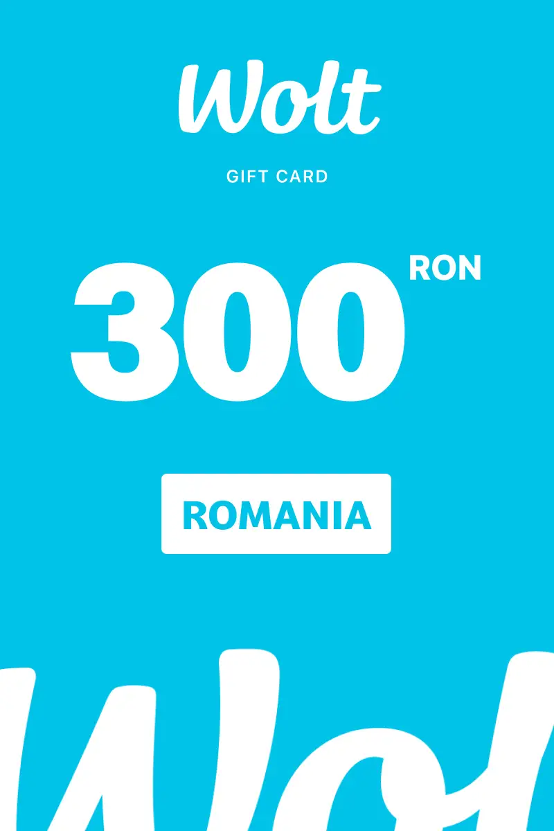 Wolt 300 RON Gift Card (Romania) - Digital Key