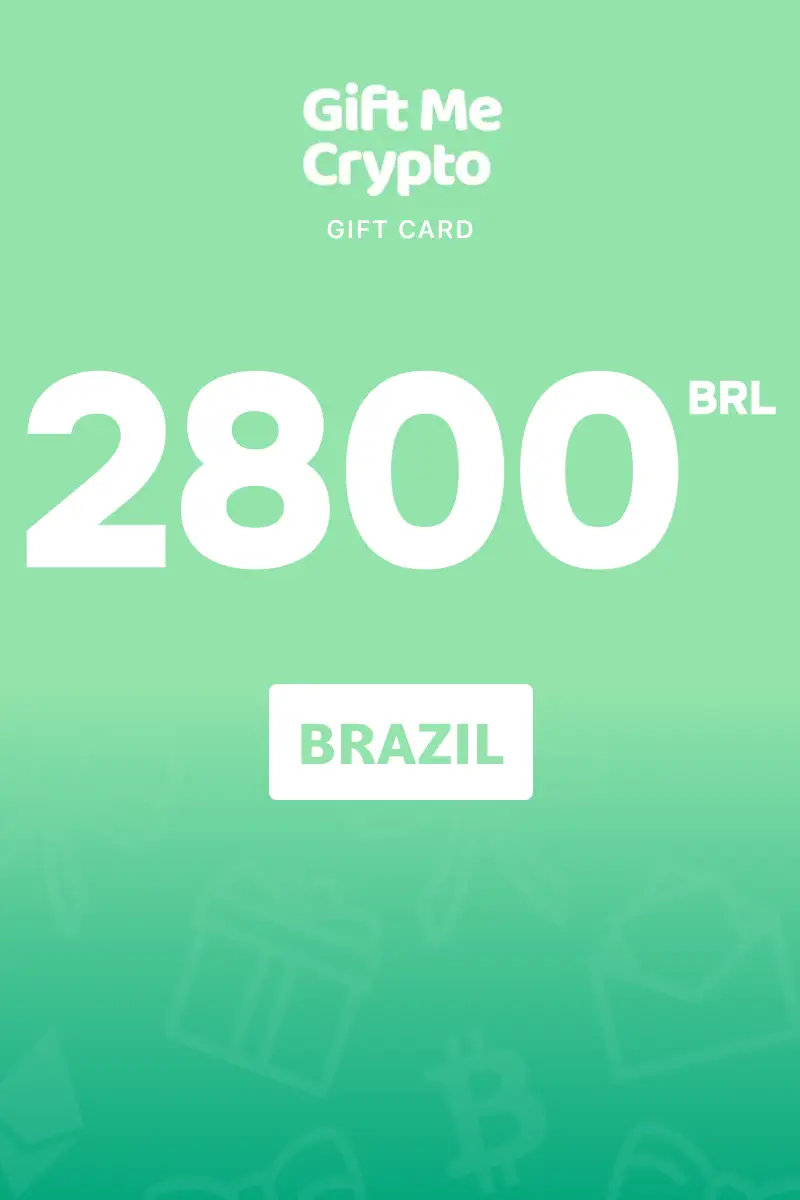 Gift Me Crypto 2800 BRL Gift Card (Brazil) - Digital Key