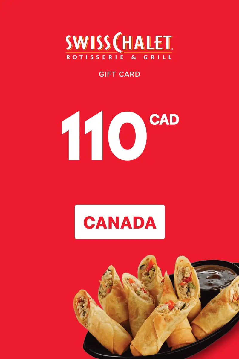 Swiss Chalet 110 CAD Gift Card (Canada) - Digital Key