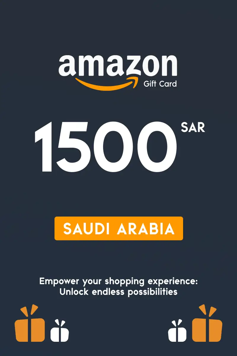 Amazon 1500 SAR Gift Card (Saudi Arabia) - Digital Key