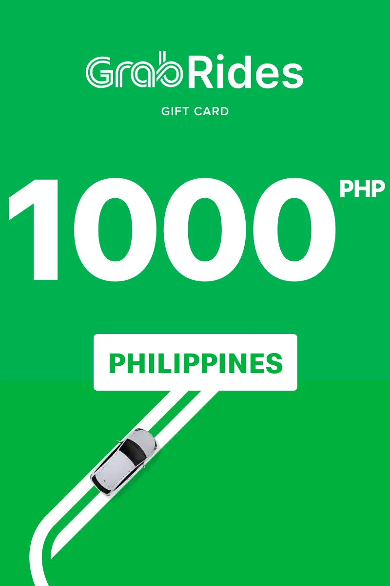 Grab Rides 1000 PHP Gift Card (Philippines) - Digital Key