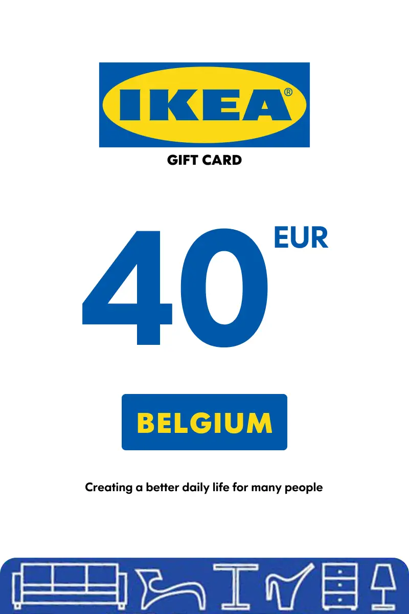 IKEA 40 EUR Gift Card (Belgium) - Digital Key