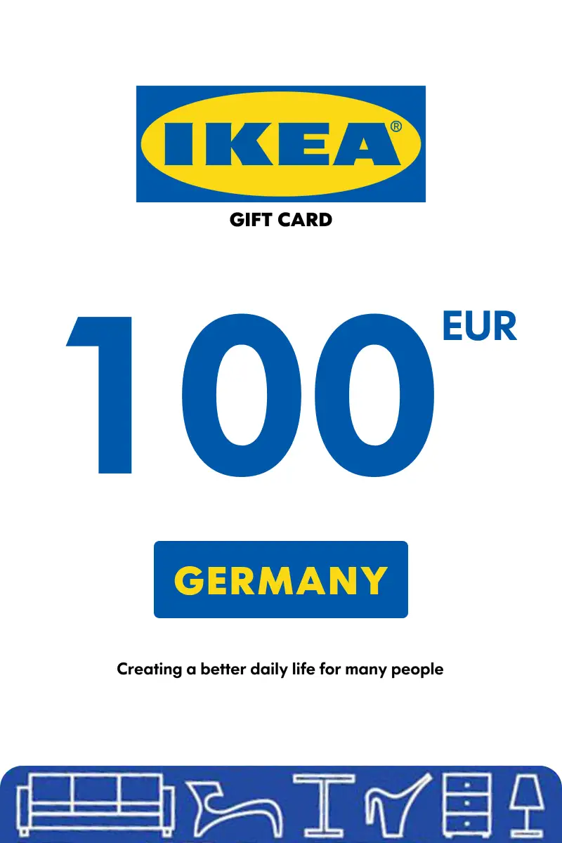 IKEA 100 EUR Gift Card (Germany) - Digital Key
