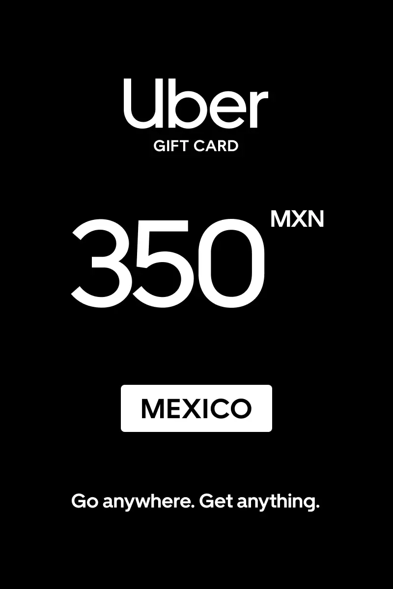 Uber 350 MXN Gift Card (Mexico) - Digital Key