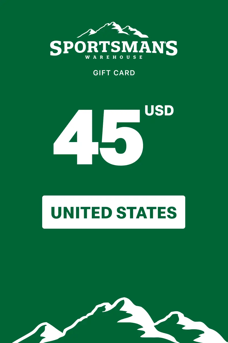Sportsman's Warehouse 45 USD Gift Card (United States) - Digital Key