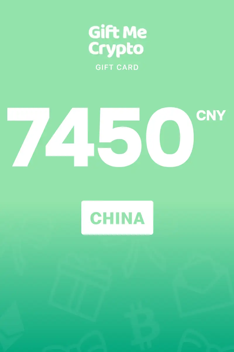 Gift Me Crypto 7450 CNY Gift Card (China) - Digital Key