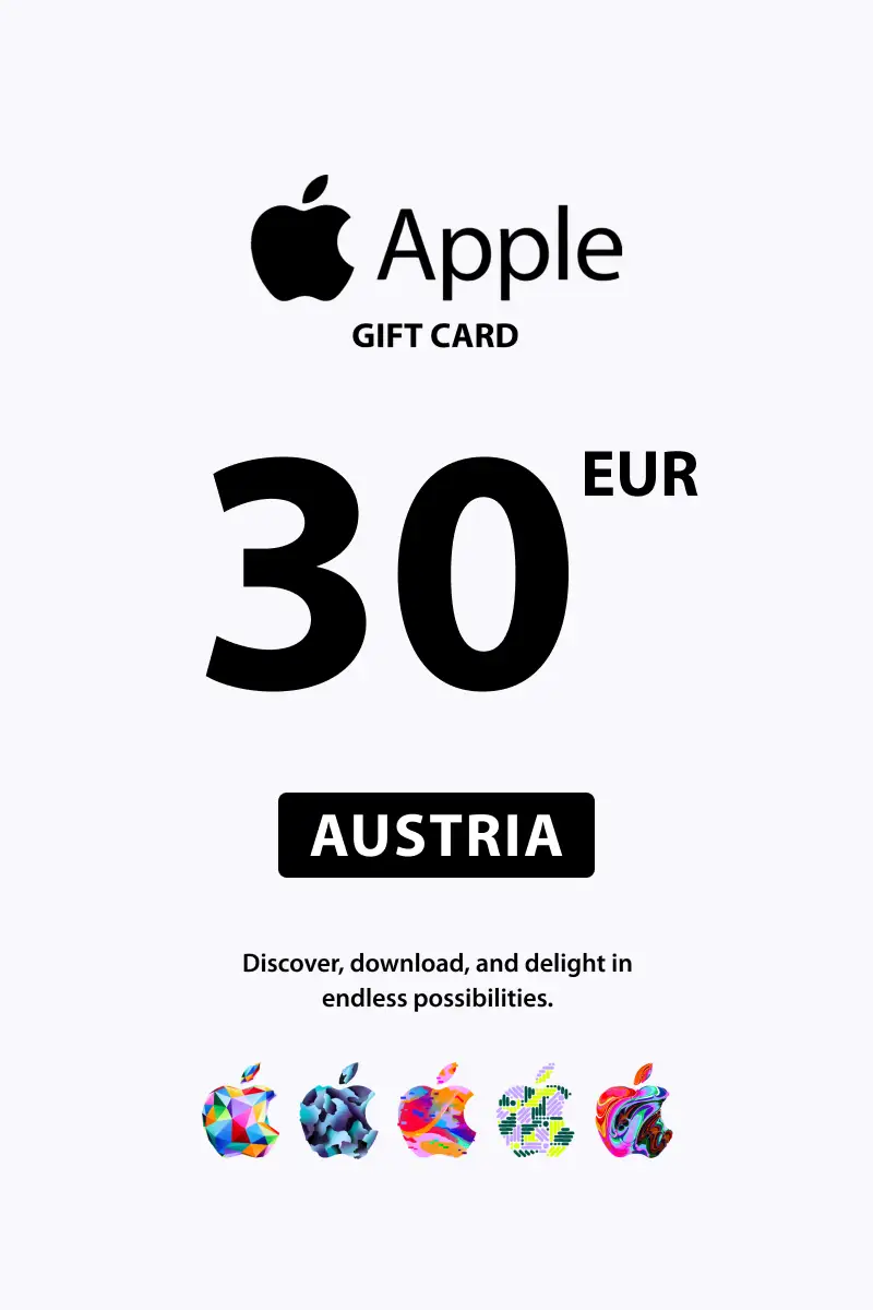Apple 30 EUR Gift Card (Austria) - Digital Key