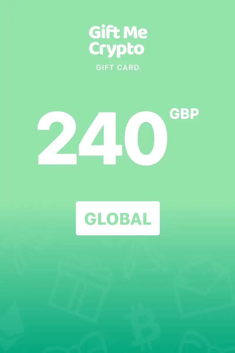 Gift Me Crypto 240 GBP Gift Card (Global) - Digital Key