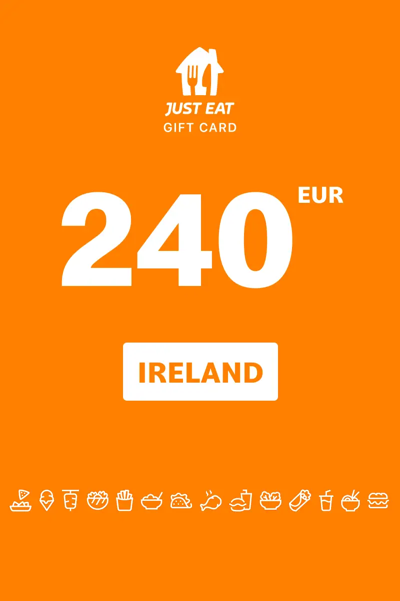 Just Eat 240 EUR Gift Card (Ireland) - Digital Key