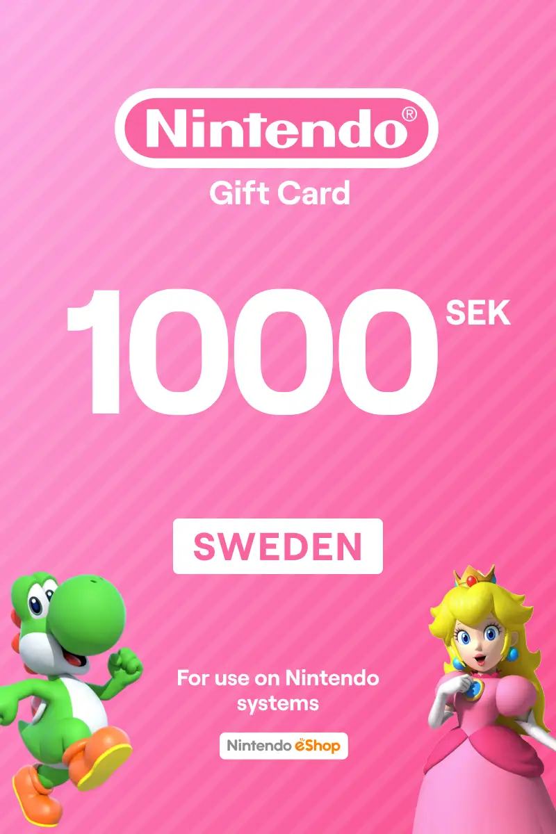 Nintendo eShop 1000 SEK Gift Card (Sweden) - Digital Key