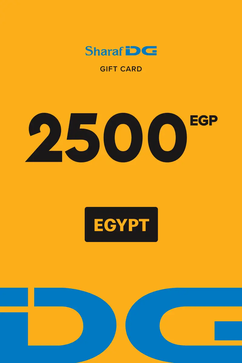 Sharaf DG 2500 EGP Gift Card (Egypt) - Digital Key