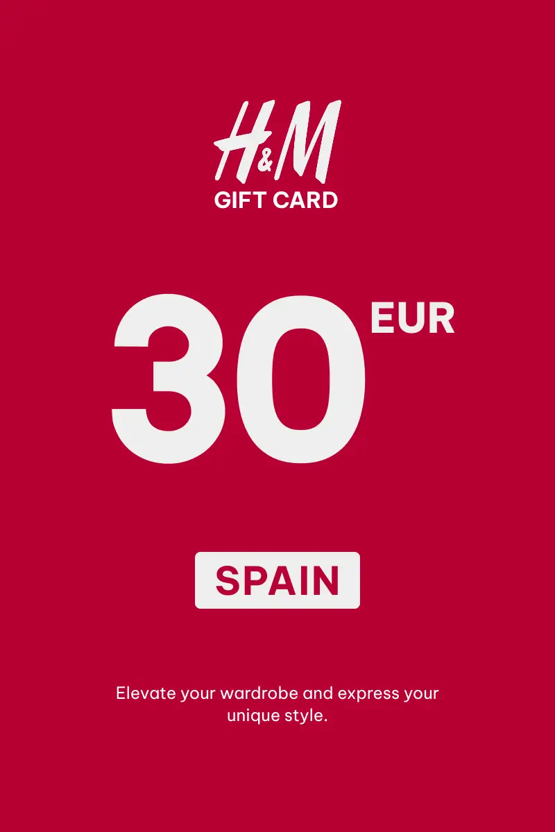 HandM 30 EUR Gift Card (Spain) - Digital Key