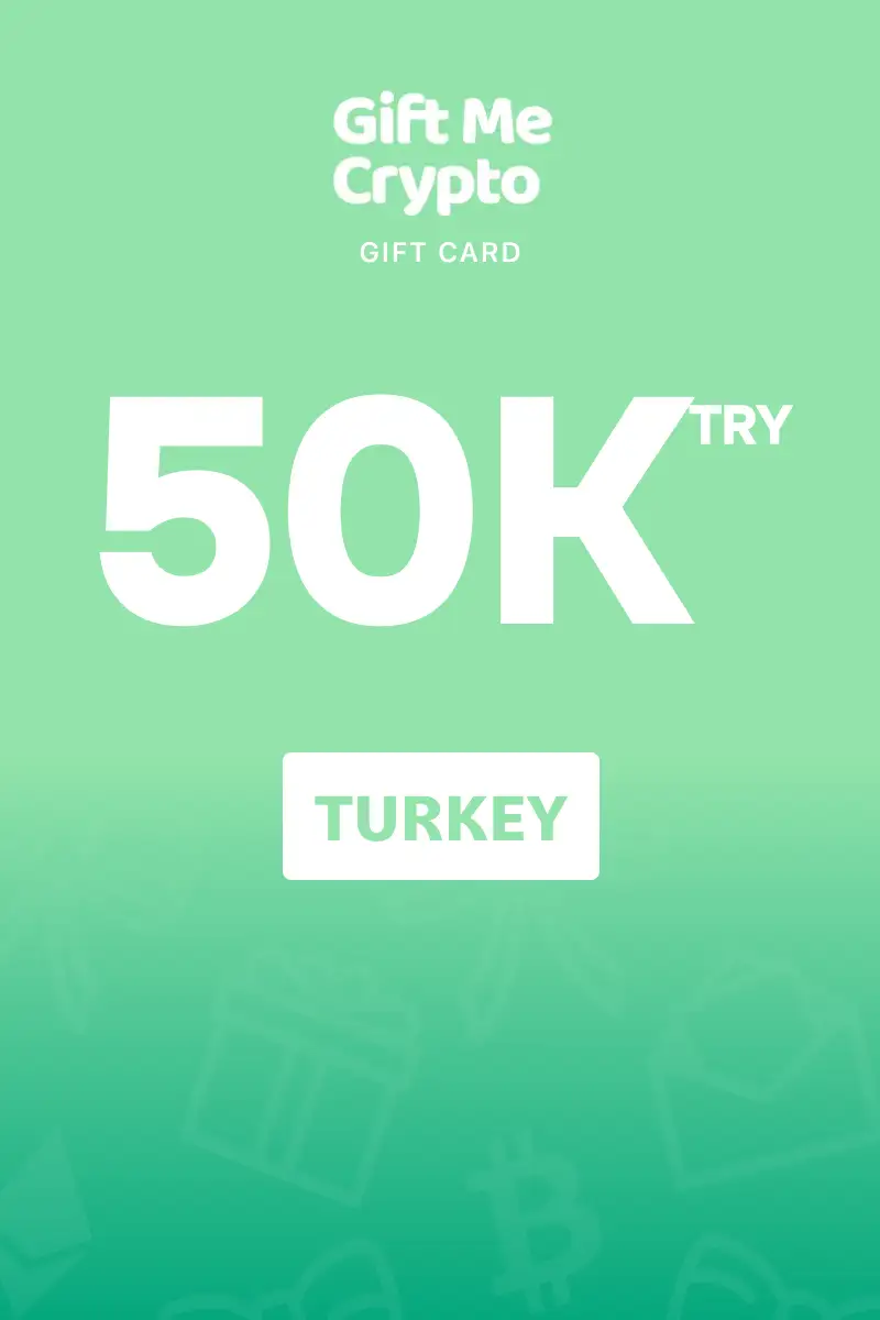 Gift Me Crypto 50000 TRY Gift Card (Turkey) - Digital Key
