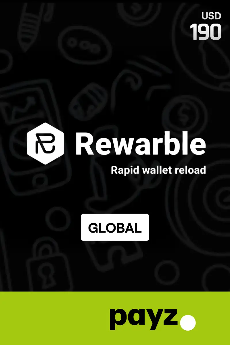 Rewarble PayZ 190 USD (Global) - Rewarble - Digital Key