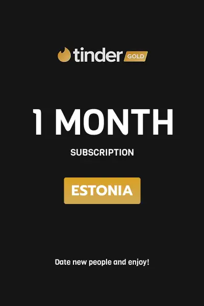 Tinder Gold 1 Month Subscription (Estonia) - Digital Key