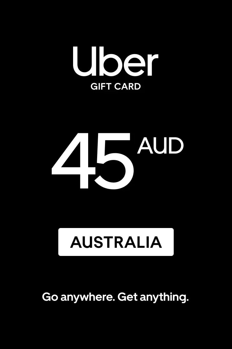 Uber 45 AUD Gift Card (Australia) - Digital Key