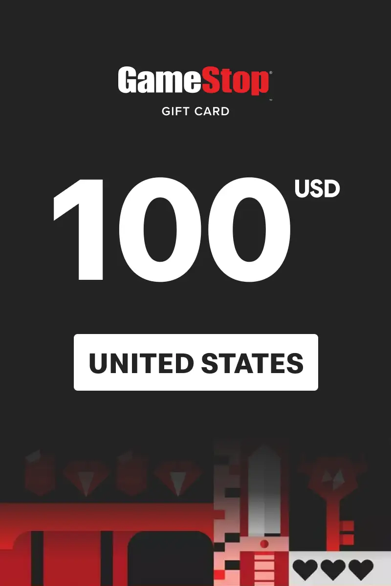 GameStop 100 USD Gift Card (United States) - Digital Key