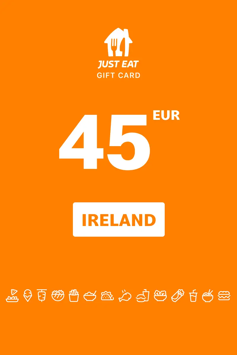 Just Eat 45 EUR Gift Card (Ireland) - Digital Key