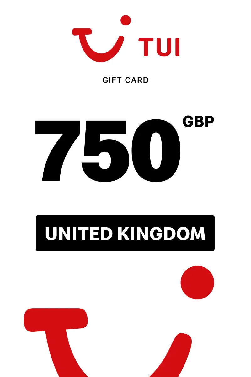 TUI Travel 750 GBP Gift Card (United Kingdom) - Digital Key