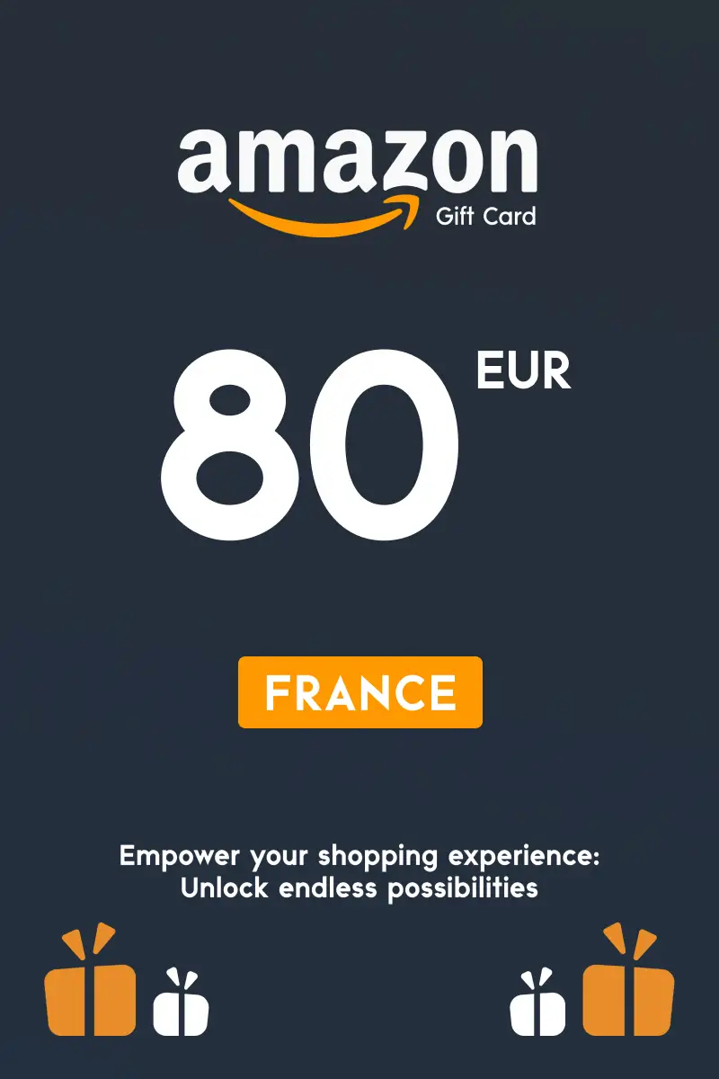 Amazon 80 EUR Gift Card (France) - Digital Key