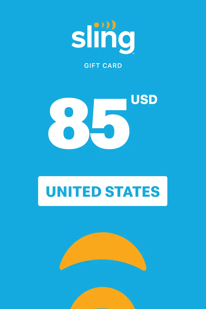 Sling TV 85 USD Gift Card (United States) - Digital Key