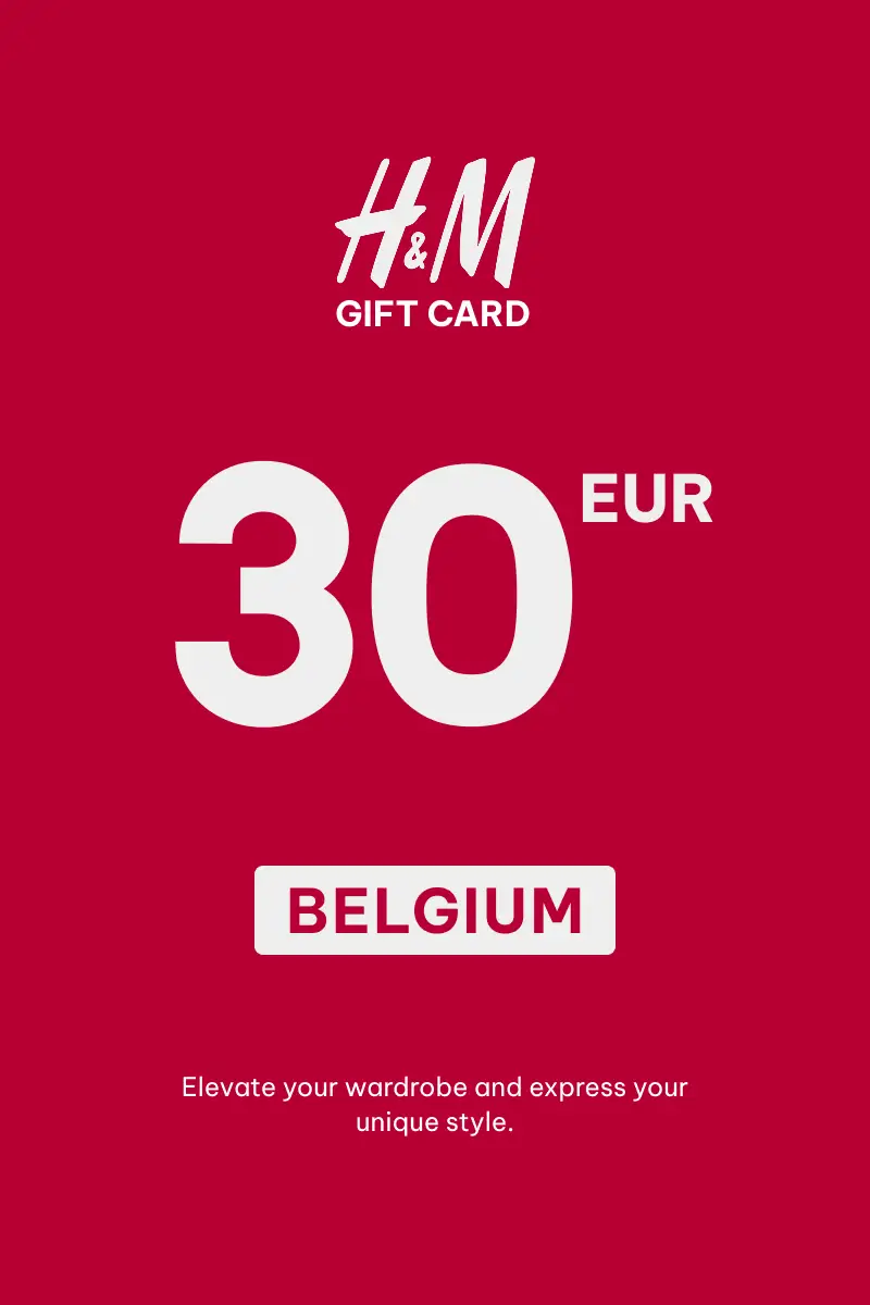 HandM 30 EUR Gift Card (Belgium) - Digital Key
