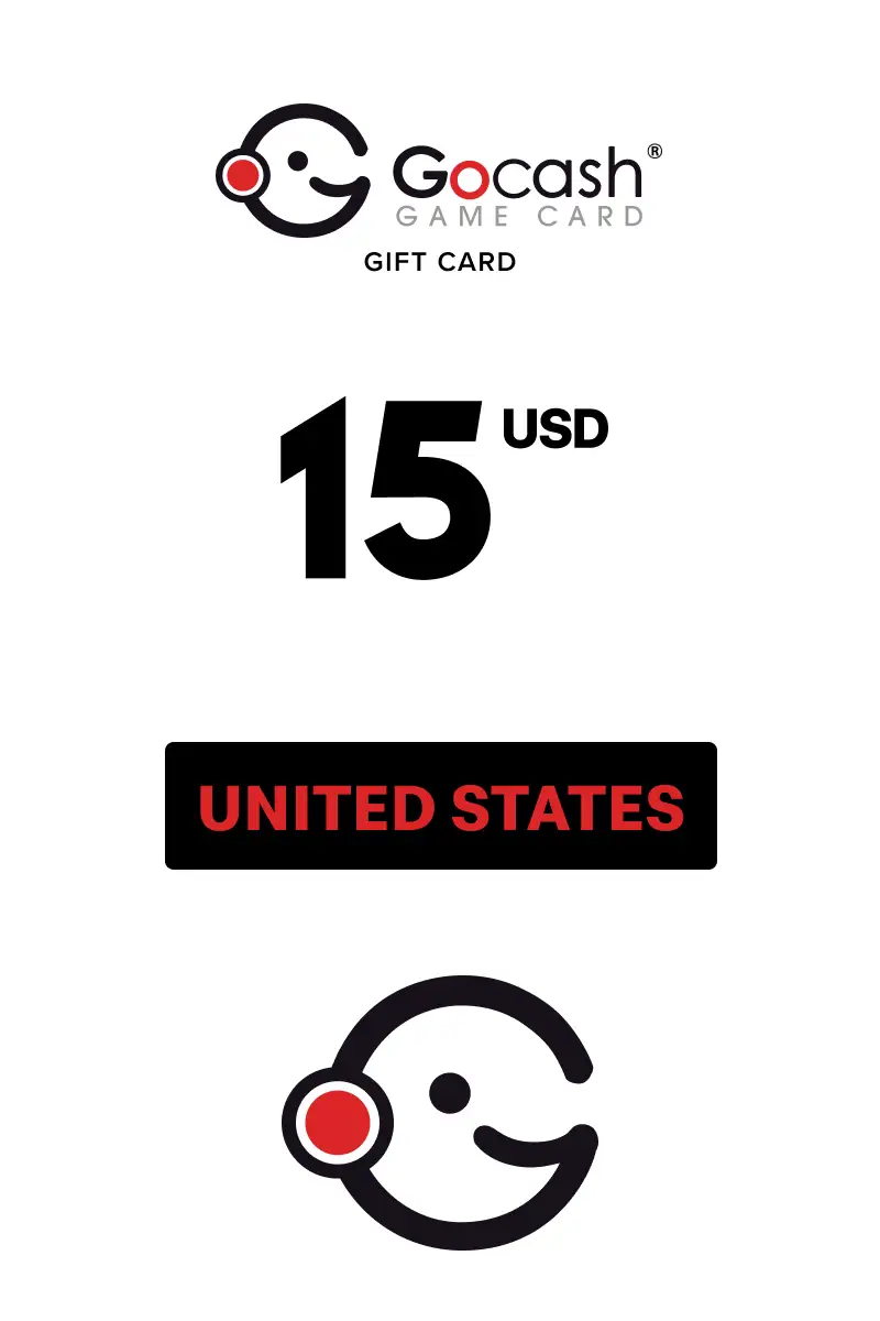 GoCash Game Card 15 USD Gift Card (United States) - Digital Key