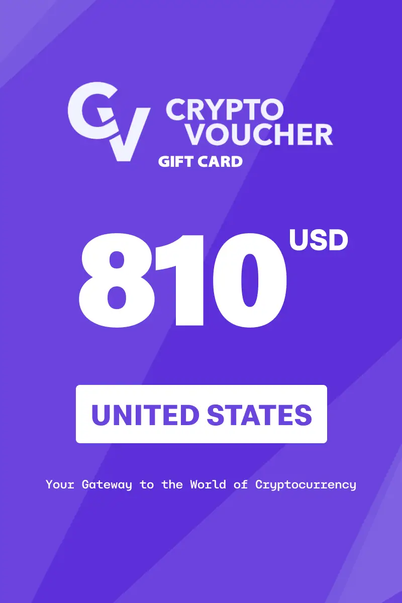 Crypto Voucher (USDC) 810 USD Gift Card (United States) - Digital Key