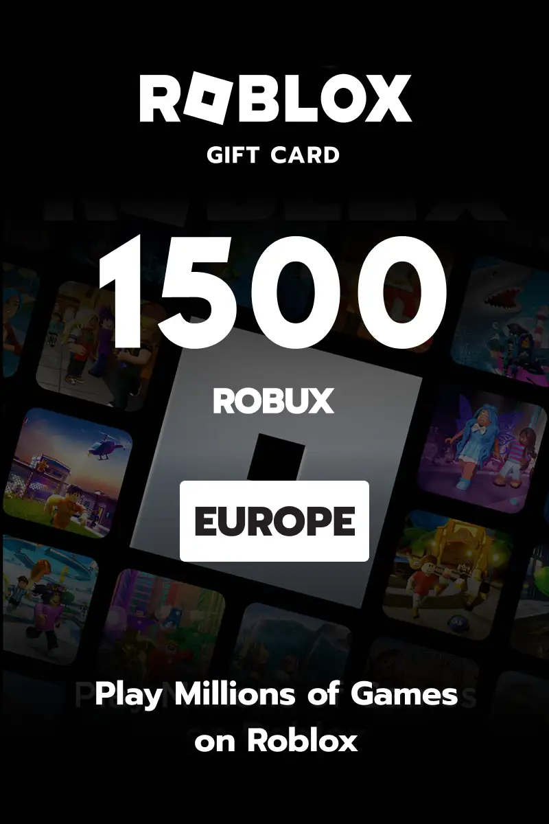 Roblox 1500 Robux (Europe) - Digital Key