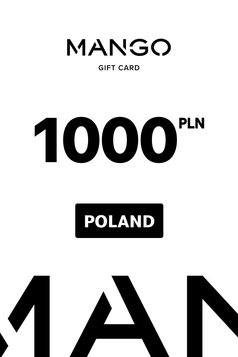 Mango 1000 PLN Gift Card (Poland) - Digital Key