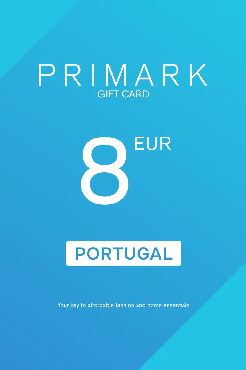 Primark 8 EUR Gift Card (Portugal) - Digital Key