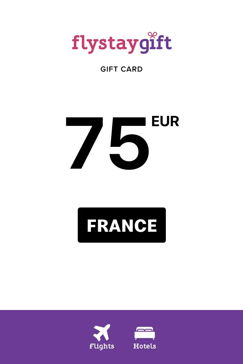Flystay Gift 75 EUR Gift Card (France) - Digital Key