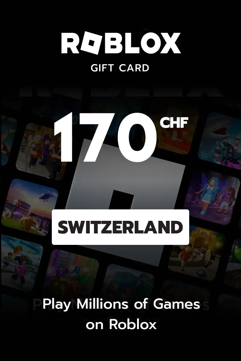 Roblox 170 CHF Gift Card (Switzerland) - Digital Key