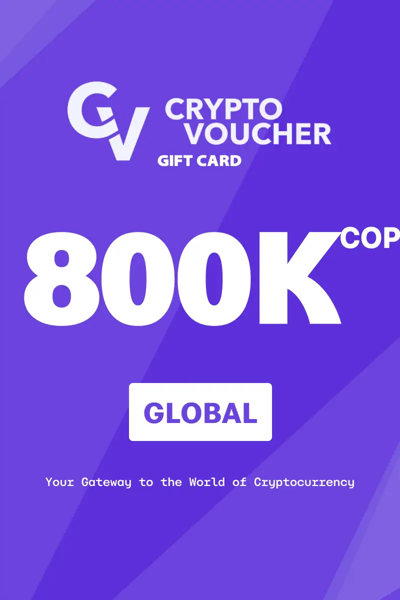 Crypto Voucher 800000 COP Gift Card (Global) - Digital Key