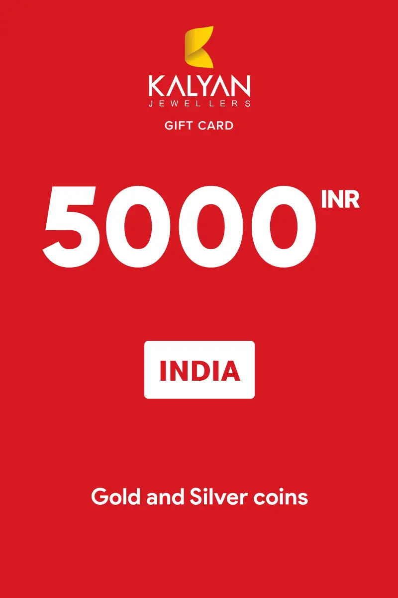 Kalyan Gold and Silver coins 5000 INR Gift Card (India) - Digital Key
