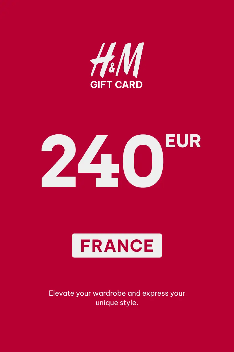 HandM 240 EUR Gift Card (France) - Digital Key
