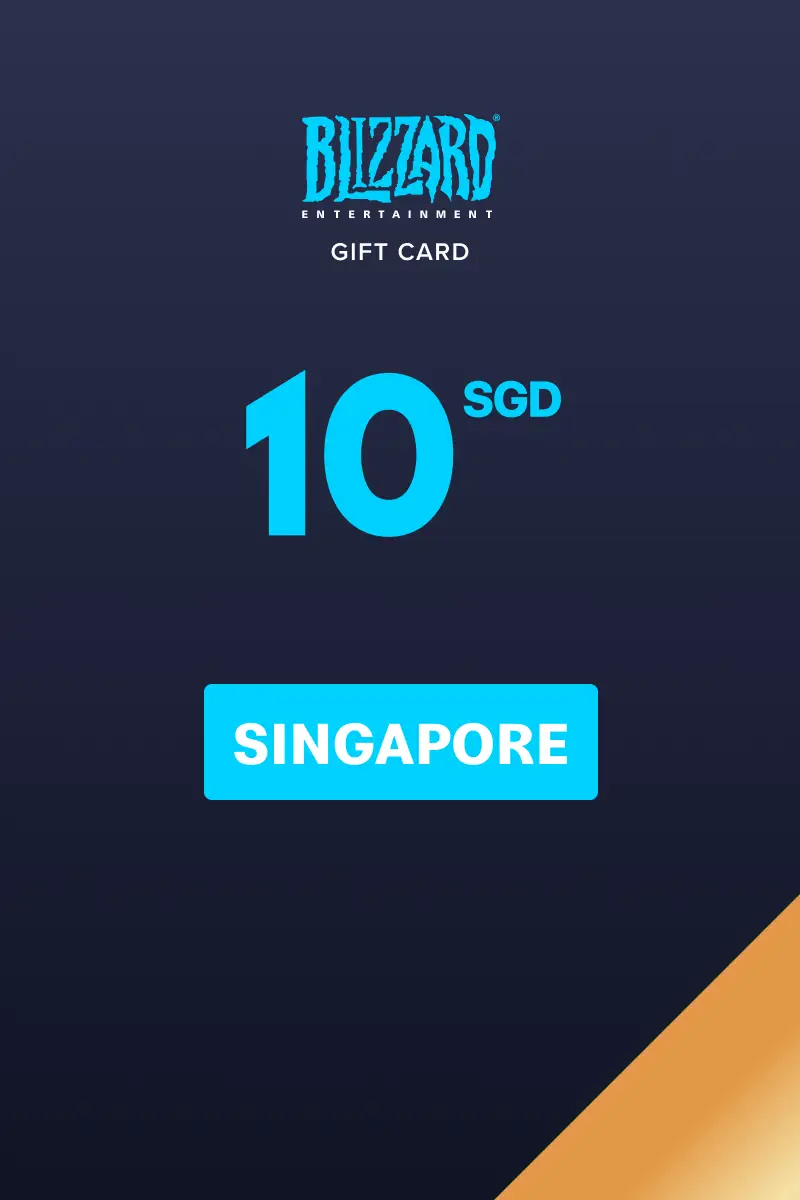 Blizzard 10 SGD Gift Card (Singapore) - Digital Key