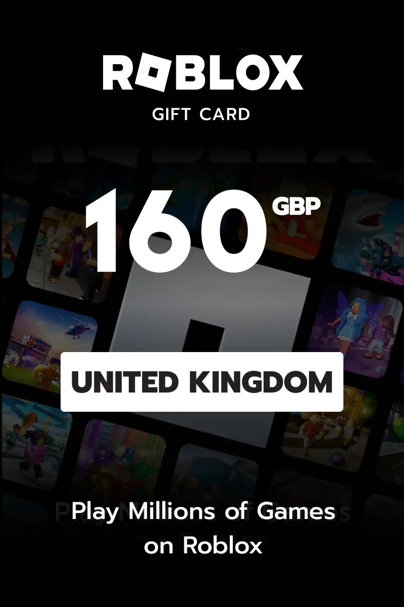Roblox 160 GBP Gift Card (United Kingdom) - Digital Key