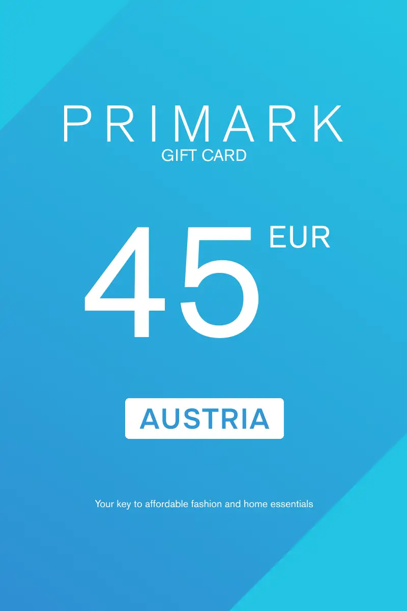 Primark 45 EUR Gift Card (Austria) - Digital Key