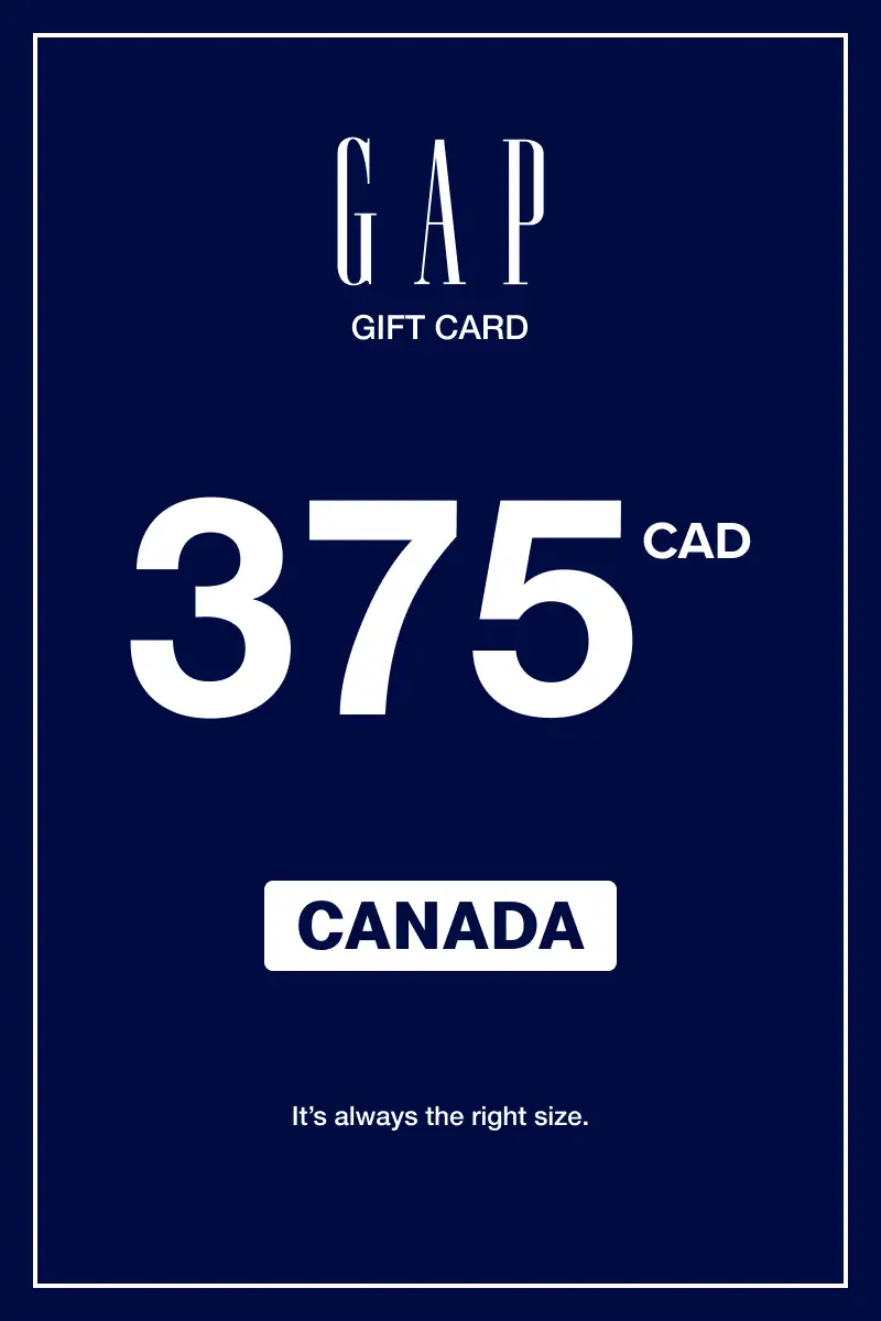 Gap 375 CAD Gift Card (Canada) - Digital Key