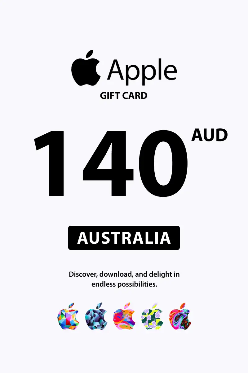 Apple 140 AUD Gift Card (Australia) - Digital Key