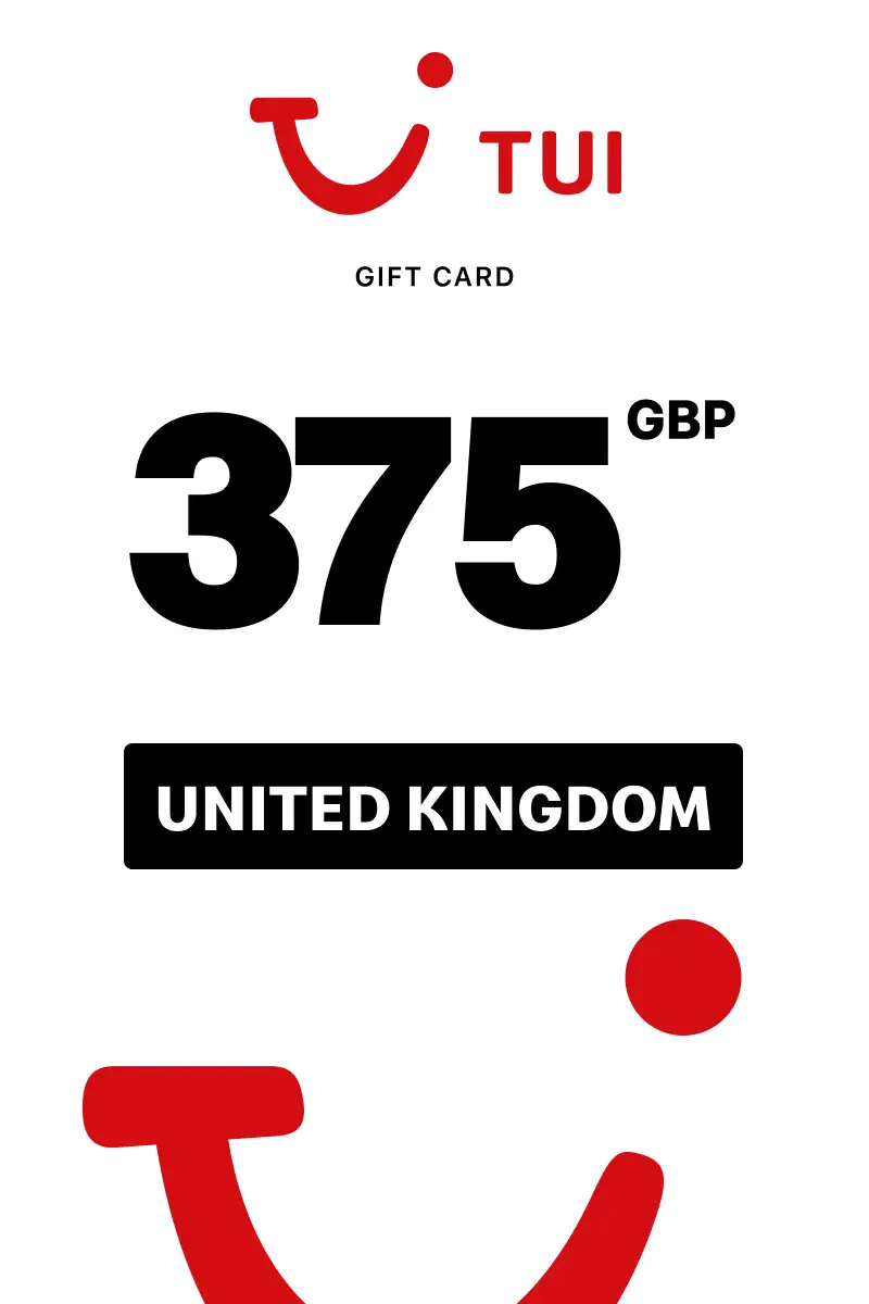 TUI Travel 375 GBP Gift Card (United Kingdom) - Digital Key