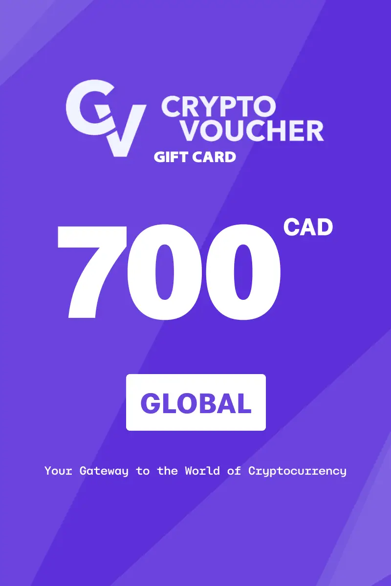 Crypto Voucher 700 CAD Gift Card (Global) - Digital Key