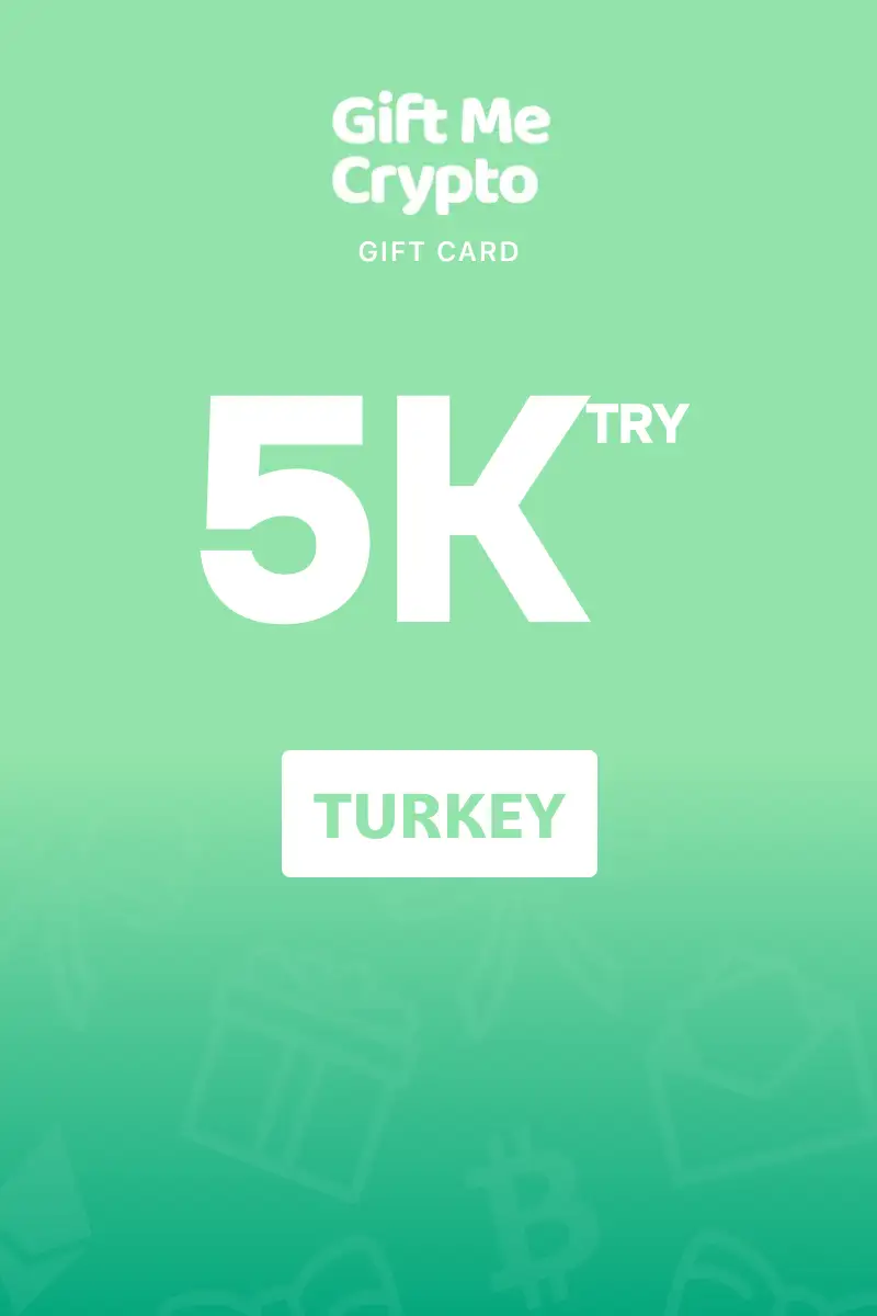 Gift Me Crypto 5000 TRY Gift Card (Turkey) - Digital Key