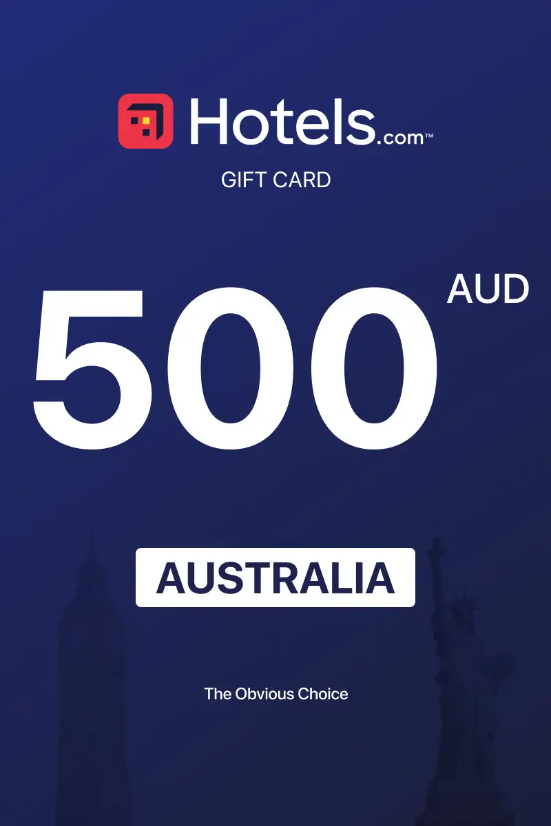 Hotels.com 500 AUD Gift Card (Australia) - Digital Key