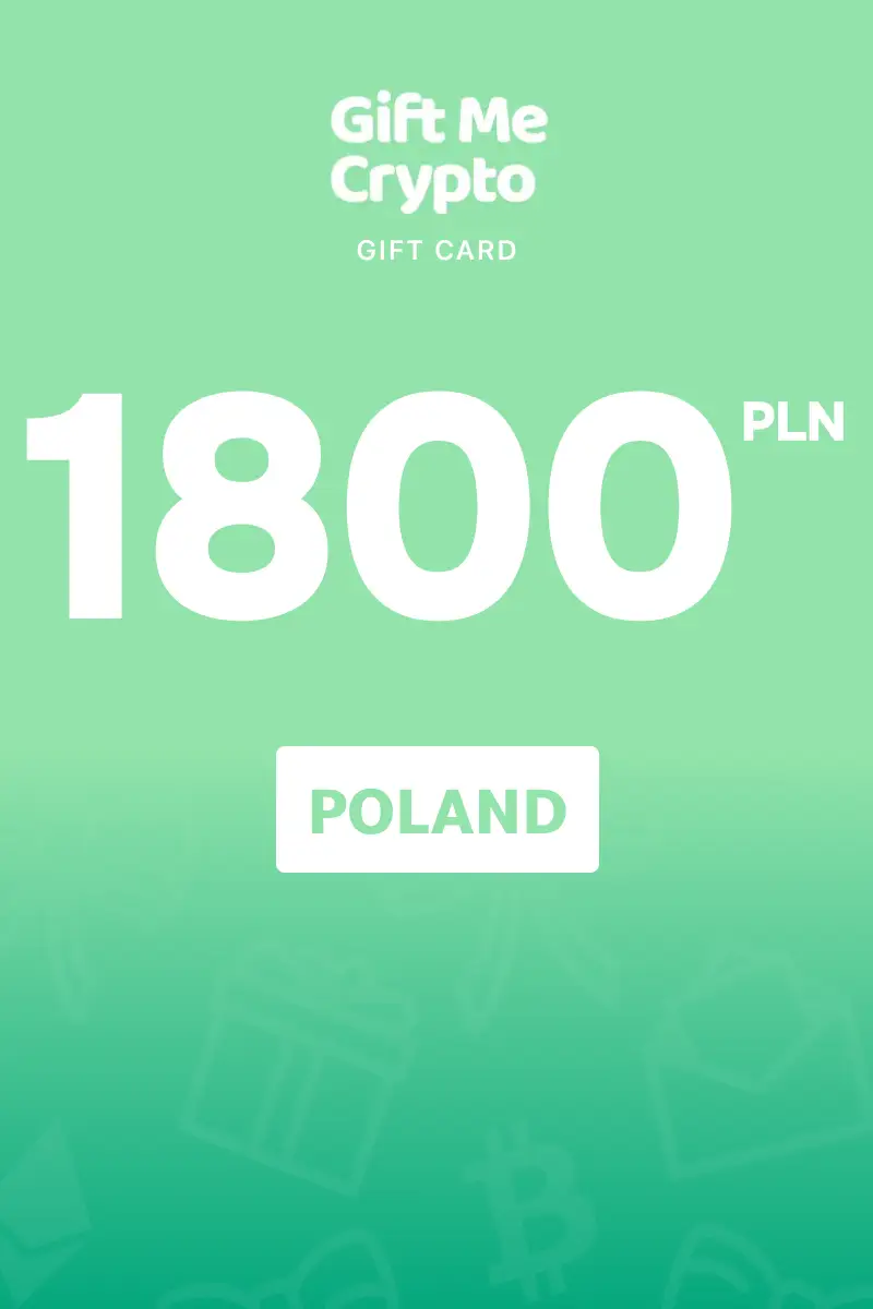 Gift Me Crypto 1800 PLN Gift Card (Poland) - Digital Key