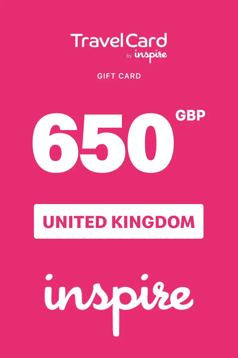 TravelCard by Inspire 650 GBP Gift Card (United Kingdom) - Digital Key