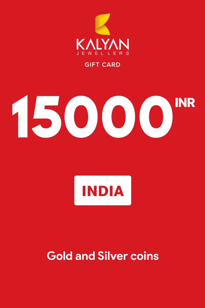 Kalyan Gold and Silver coins 15000 INR Gift Card (India) - Digital Key