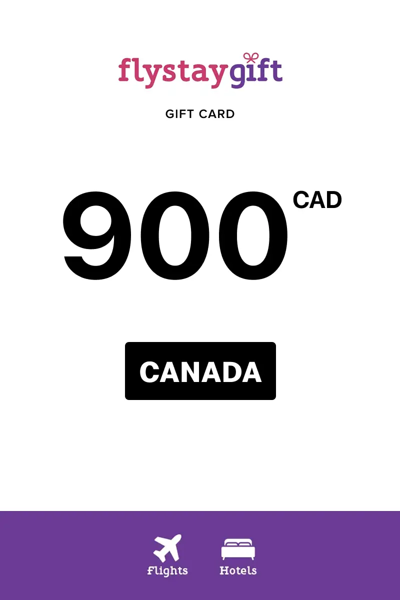 Flystay Gift 900 CAD Gift Card (Canada) - Digital Key